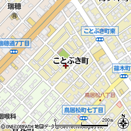 愛知県春日井市ことぶき町71周辺の地図