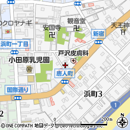 金光教小田原教会周辺の地図