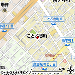 愛知県春日井市ことぶき町51周辺の地図