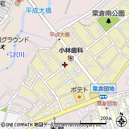 静岡県富士宮市粟倉南町周辺の地図