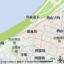 愛知県稲沢市祖父江町四貫藤六坊周辺の地図