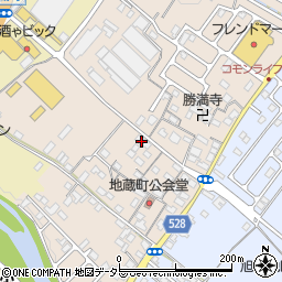 滋賀県彦根市地蔵町499周辺の地図