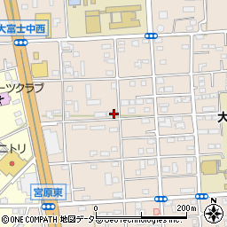 静岡県富士宮市万野原新田3771周辺の地図