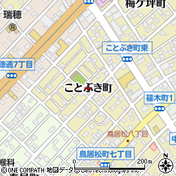 愛知県春日井市ことぶき町73周辺の地図