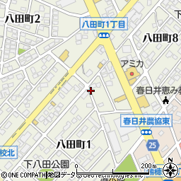 〒486-0849 愛知県春日井市八田町の地図