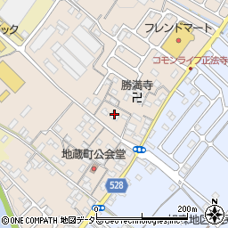 滋賀県彦根市地蔵町529-4周辺の地図