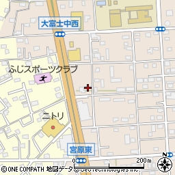 静岡県富士宮市万野原新田4161周辺の地図