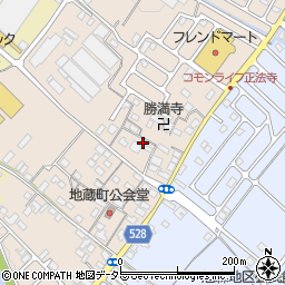 滋賀県彦根市地蔵町529-3周辺の地図