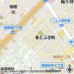 愛知県春日井市ことぶき町117周辺の地図