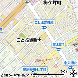 愛知県春日井市ことぶき町9周辺の地図