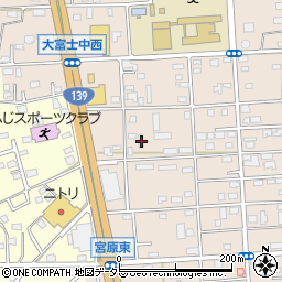 静岡県富士宮市万野原新田4160周辺の地図