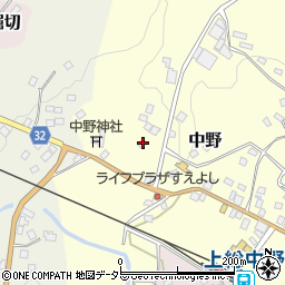 千葉県夷隅郡大多喜町中野469周辺の地図