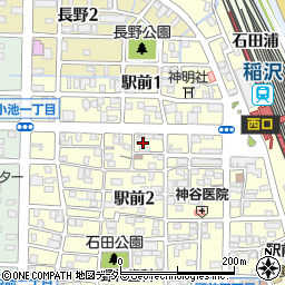 ＪＡ愛知西稲沢駅前周辺の地図