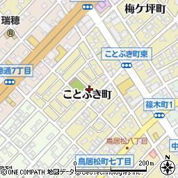 愛知県春日井市ことぶき町74周辺の地図