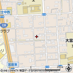 静岡県富士宮市万野原新田3808周辺の地図