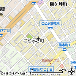 愛知県春日井市ことぶき町47周辺の地図