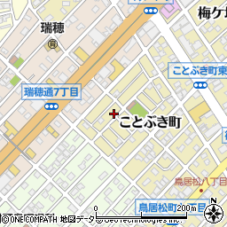 愛知県春日井市ことぶき町156周辺の地図