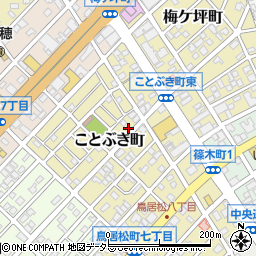 愛知県春日井市ことぶき町46周辺の地図