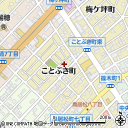 愛知県春日井市ことぶき町76周辺の地図