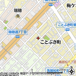愛知県春日井市ことぶき町185周辺の地図