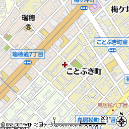 愛知県春日井市ことぶき町157周辺の地図