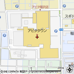 テクピット稲沢自動車検査場　アピタ店周辺の地図
