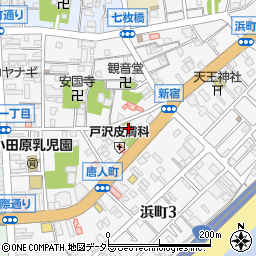 宗教法人日蓮正宗　小田原教会周辺の地図