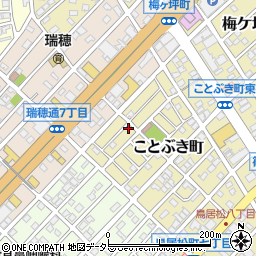 愛知県春日井市ことぶき町184周辺の地図