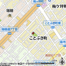 愛知県春日井市ことぶき町110周辺の地図