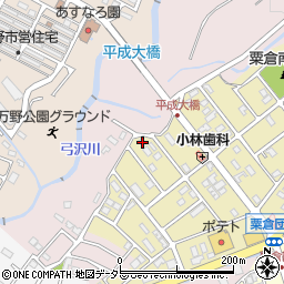 静岡県富士宮市粟倉南町180周辺の地図