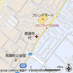 滋賀県彦根市地蔵町554-2周辺の地図
