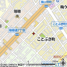 愛知県春日井市ことぶき町198周辺の地図