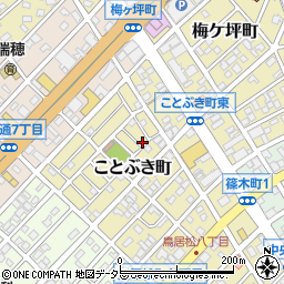 愛知県春日井市ことぶき町100周辺の地図
