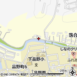 愛知県瀬戸市落合町周辺の地図