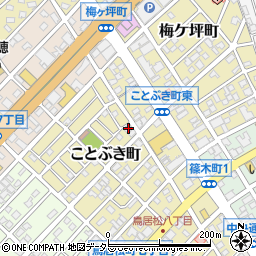 愛知県春日井市ことぶき町79周辺の地図