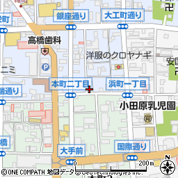 ロキシー小田原周辺の地図