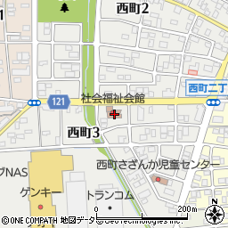 稲沢市社会福祉会館周辺の地図