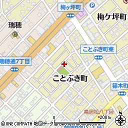 愛知県春日井市ことぶき町105周辺の地図
