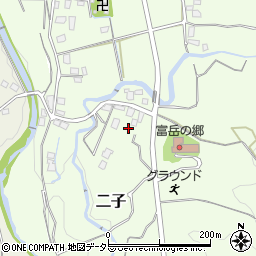 静岡県御殿場市二子513周辺の地図