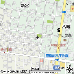 愛知県北名古屋市熊之庄村上周辺の地図