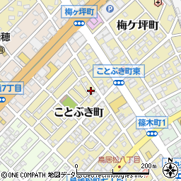 愛知県春日井市ことぶき町92周辺の地図