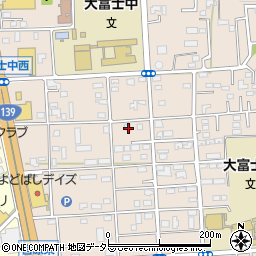 静岡県富士宮市万野原新田3804周辺の地図