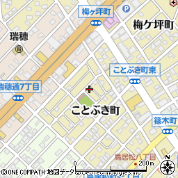 愛知県春日井市ことぶき町104周辺の地図