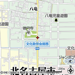 愛知県北名古屋市法成寺金蔵前周辺の地図
