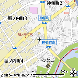 愛知県春日井市神領町2丁目9周辺の地図