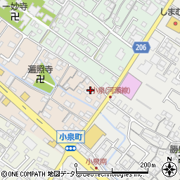 ディールームキャッスル戸賀周辺の地図