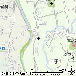 静岡県御殿場市二子438周辺の地図