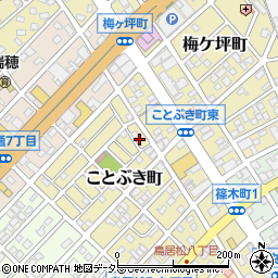 愛知県春日井市ことぶき町91周辺の地図