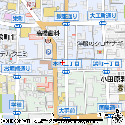 ザ・パーク小田原栄町第３駐車場周辺の地図
