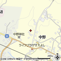 千葉県夷隅郡大多喜町中野449周辺の地図